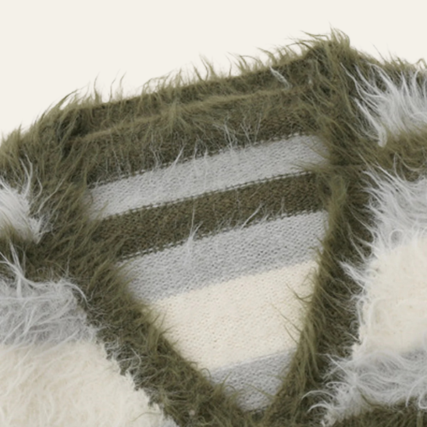 Elara's Striped Cardigan