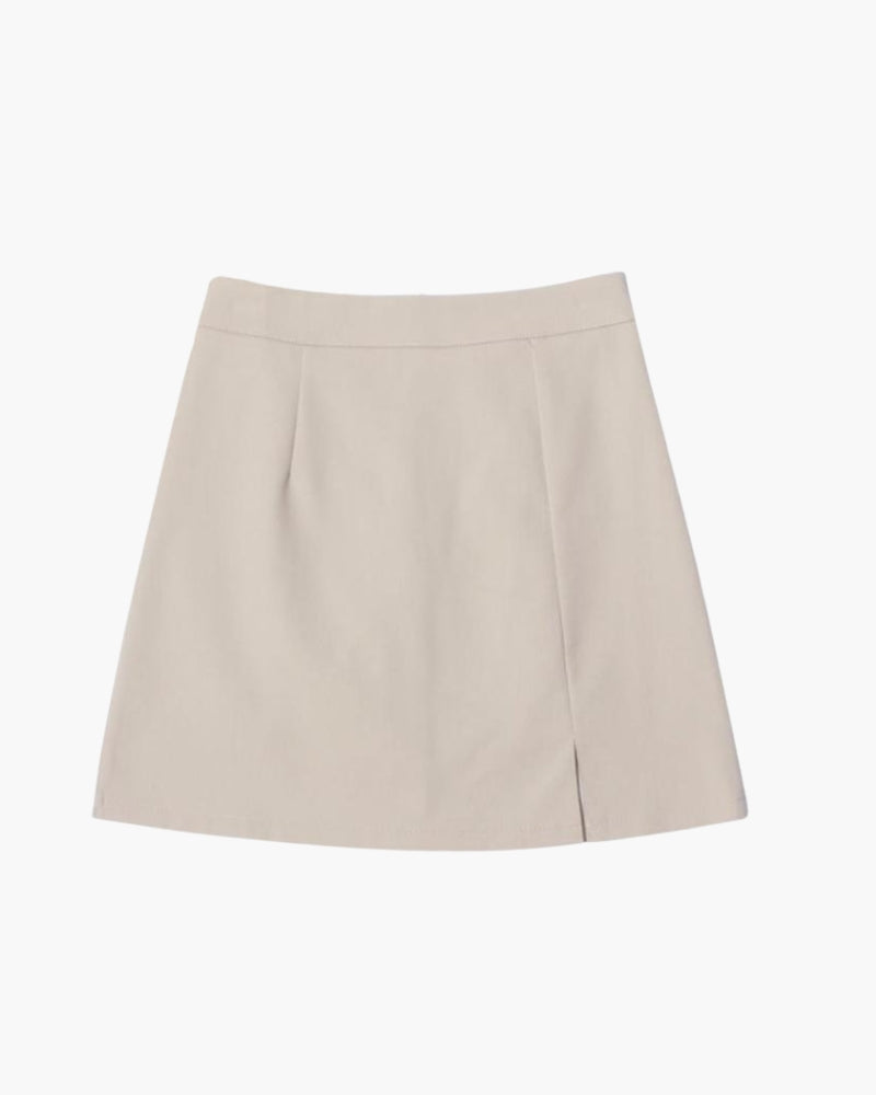 Elara's Straight Mini Skirt