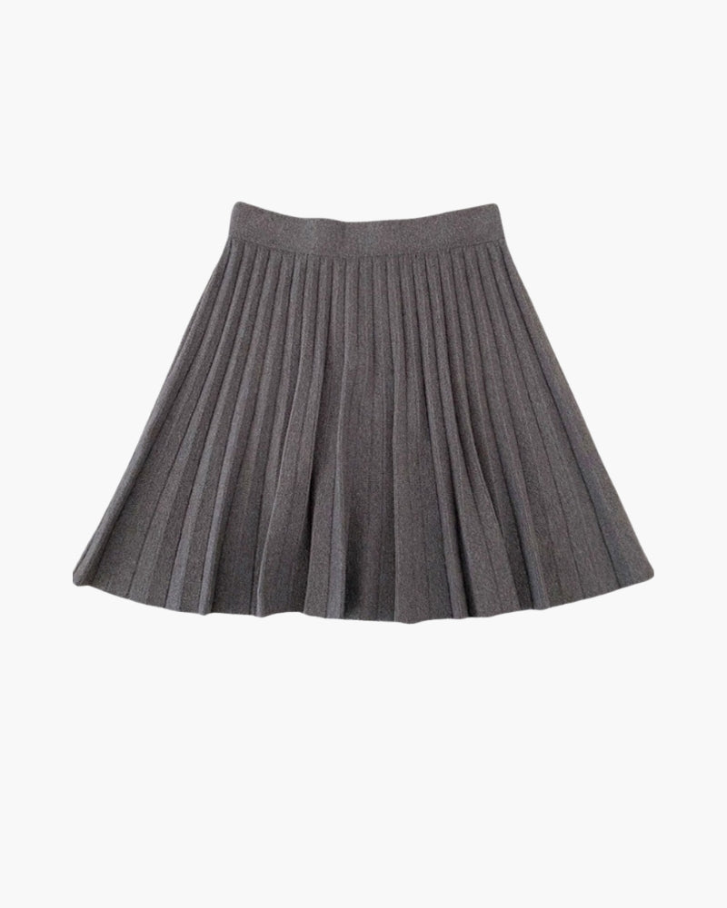 Elara's Pleated Mini Skirt
