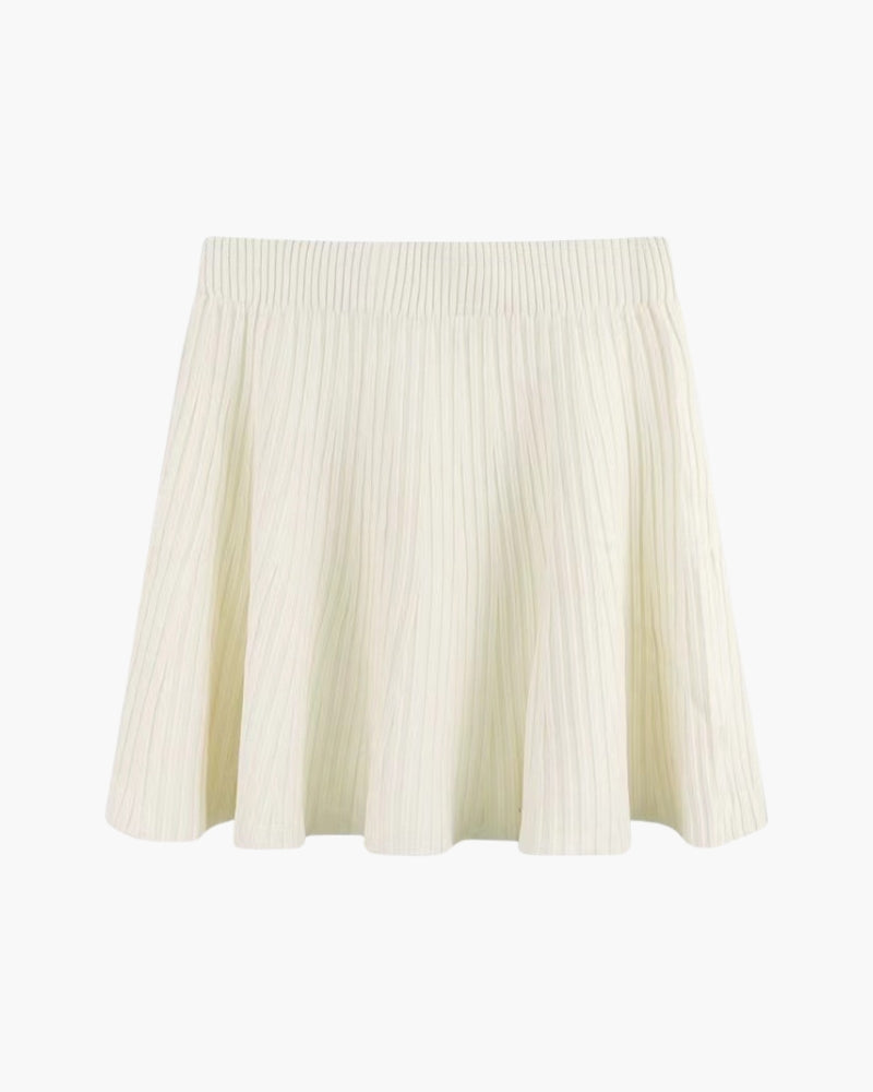 Elara's Pleated Mini Skirt