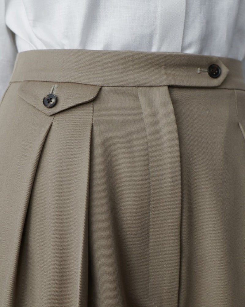 Elara's Woolen Oversized Pantalon