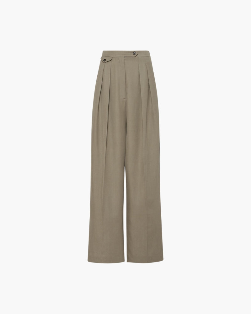 Elara's Woolen Oversized Pantalon