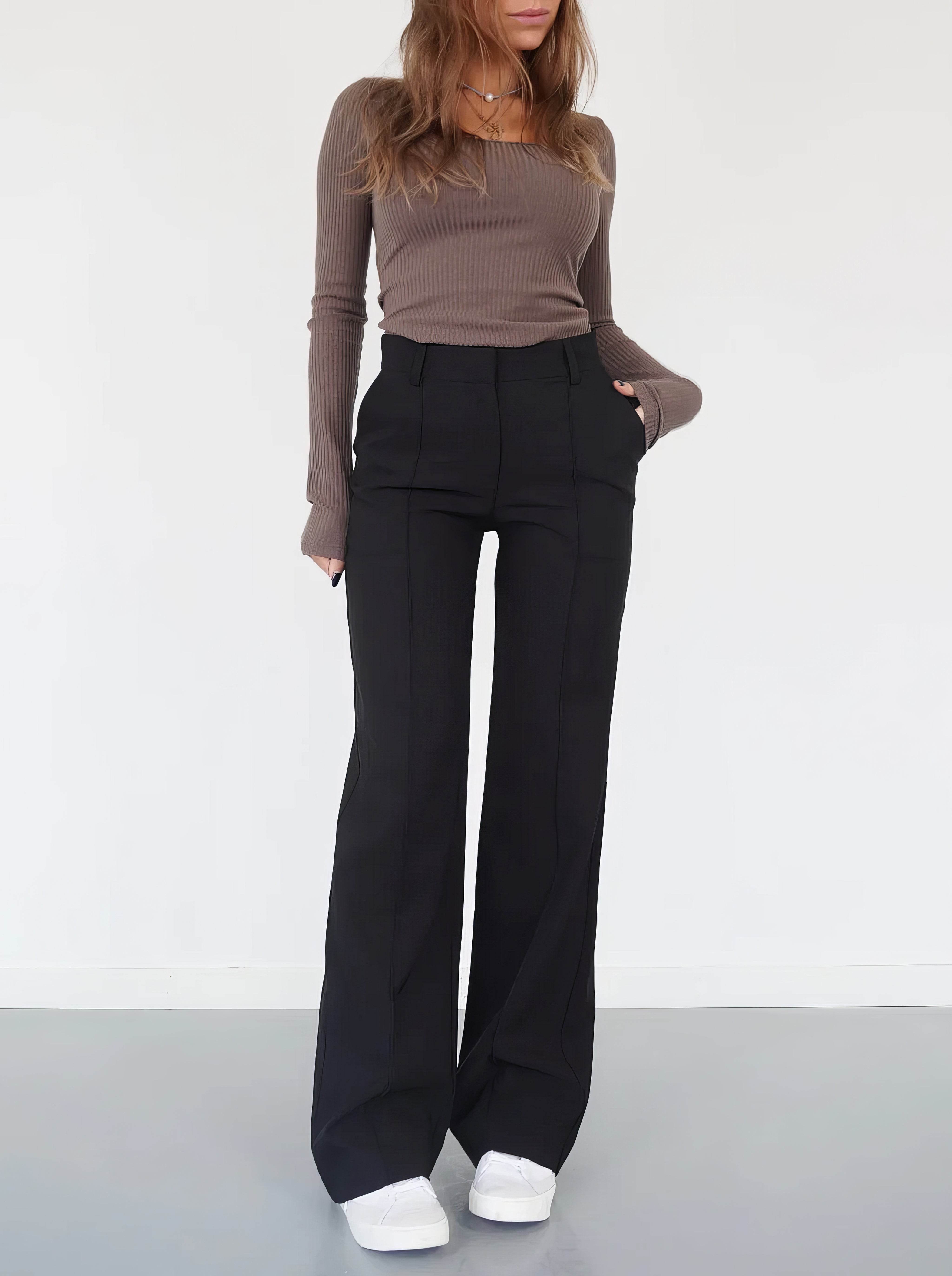 Elara's Casual Wide Trousers