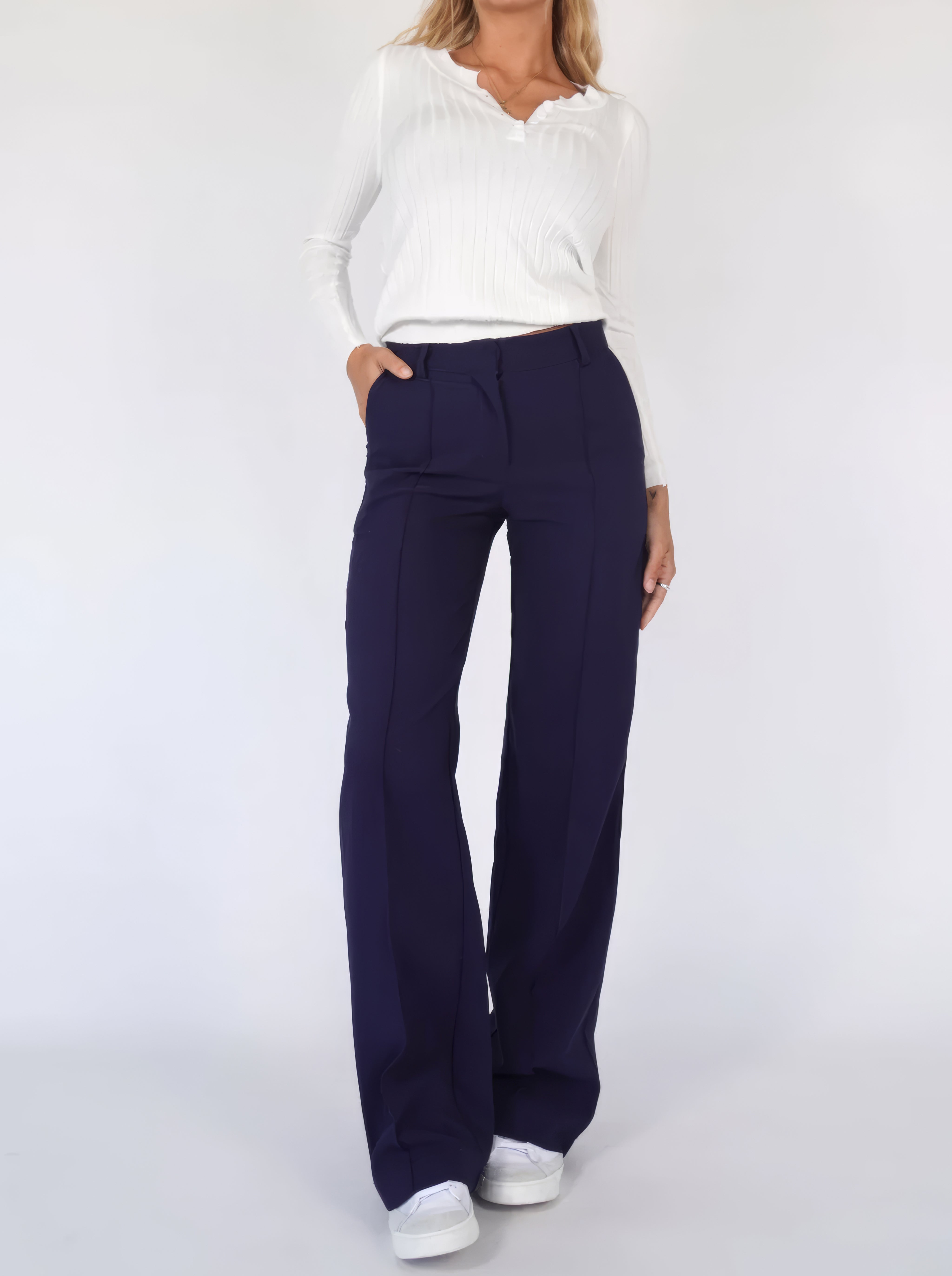 Elara's Casual Wide Trousers