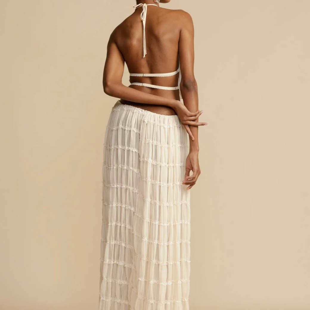 Elara's Ethereal Whimsy Ruffled Set