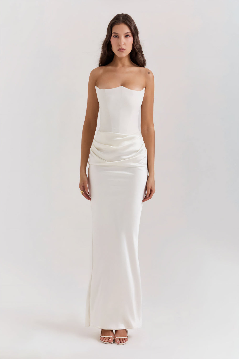 Elara's Maxi Dress White