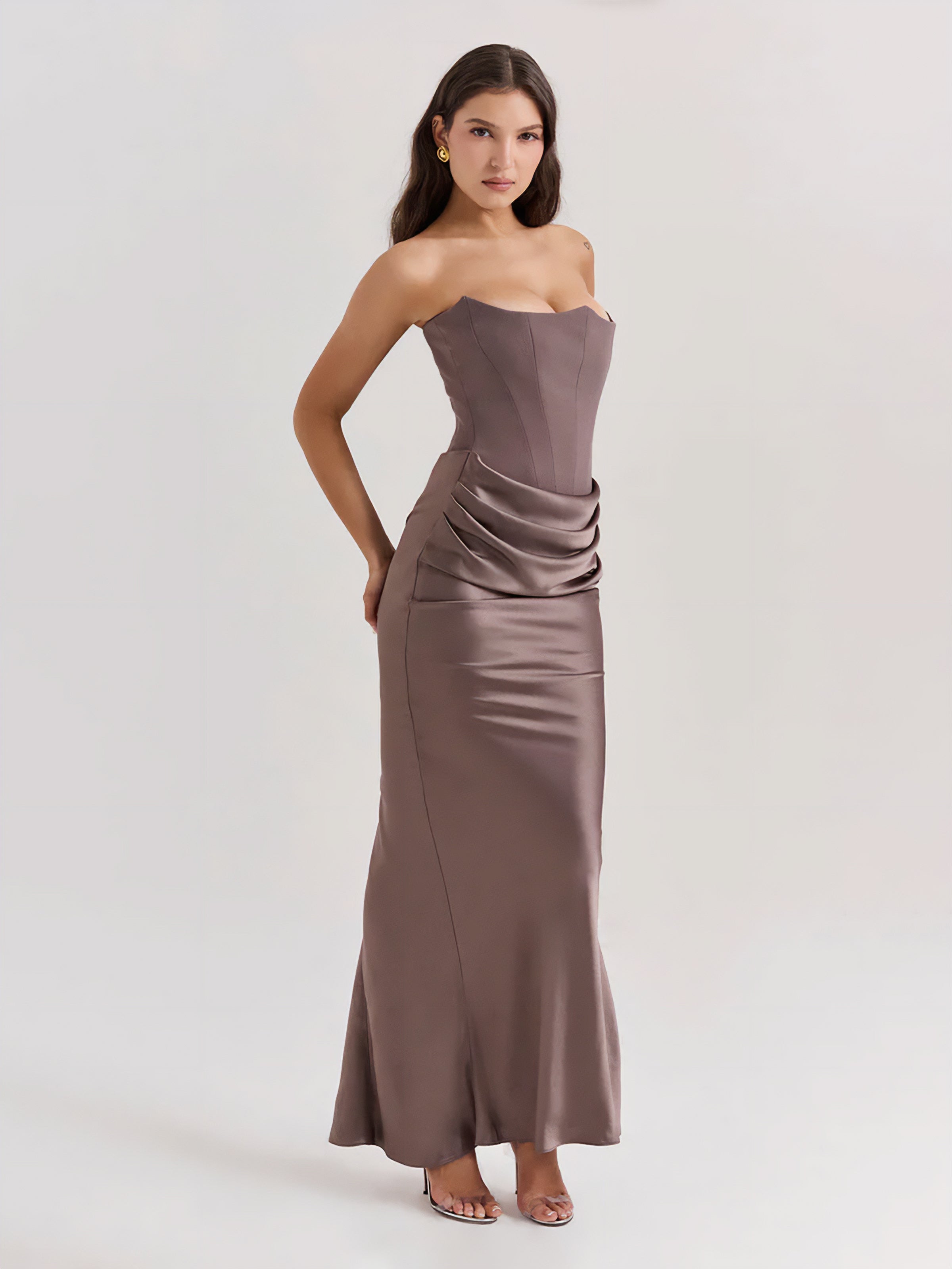 Elara's Maxi Dress White