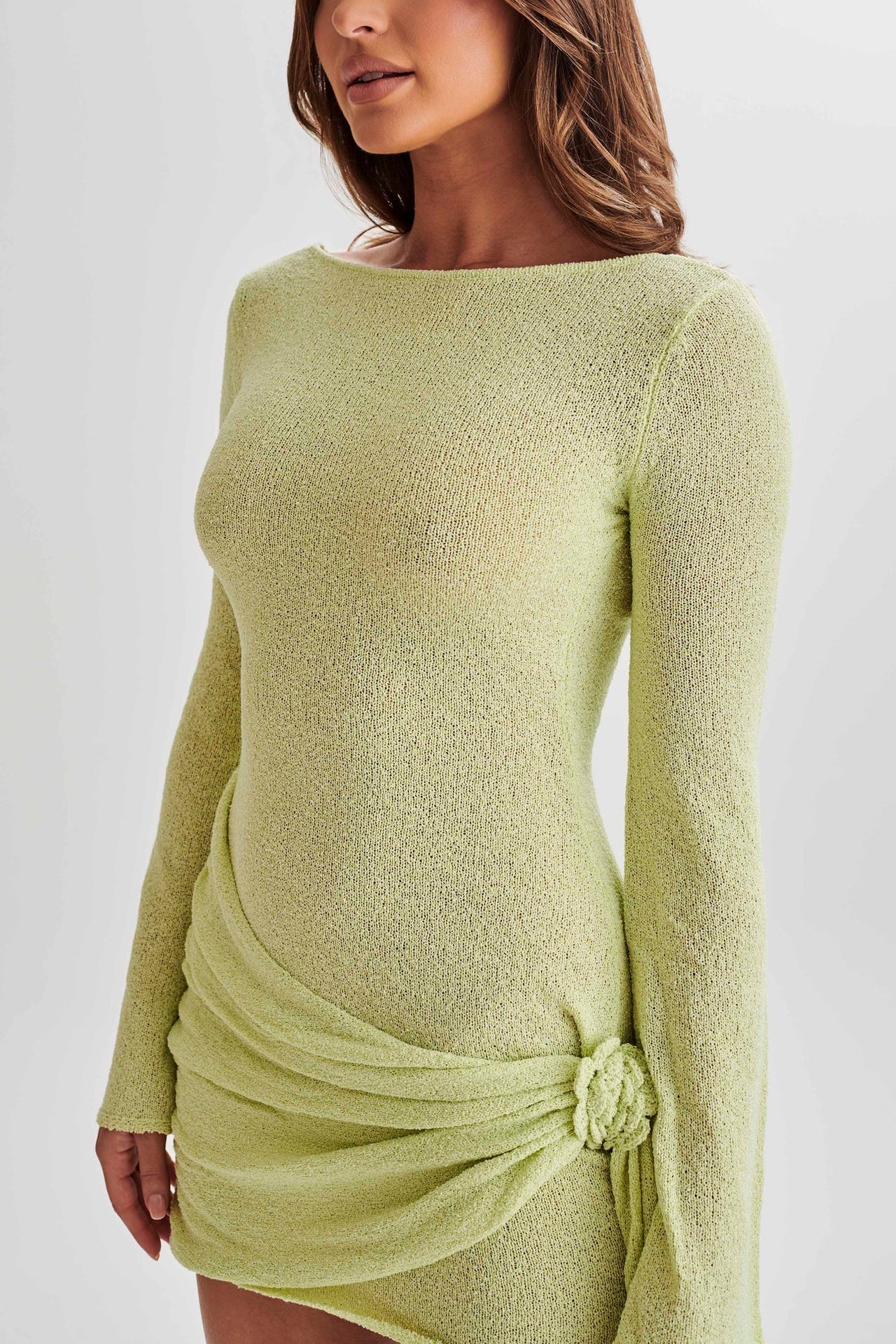 Elara's Long Sleeve Mini Dress